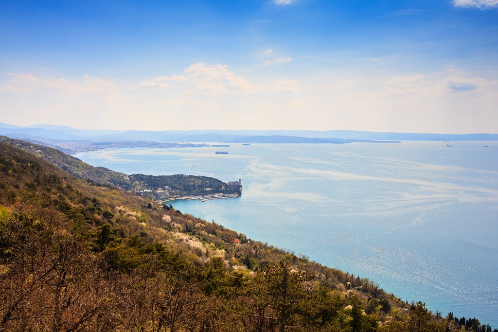 View of the sea from San Croce
