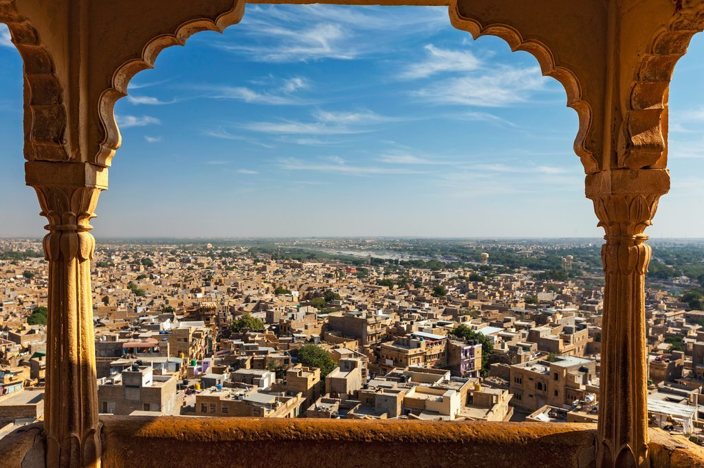 View from the Cenotaph at Jaisalmer