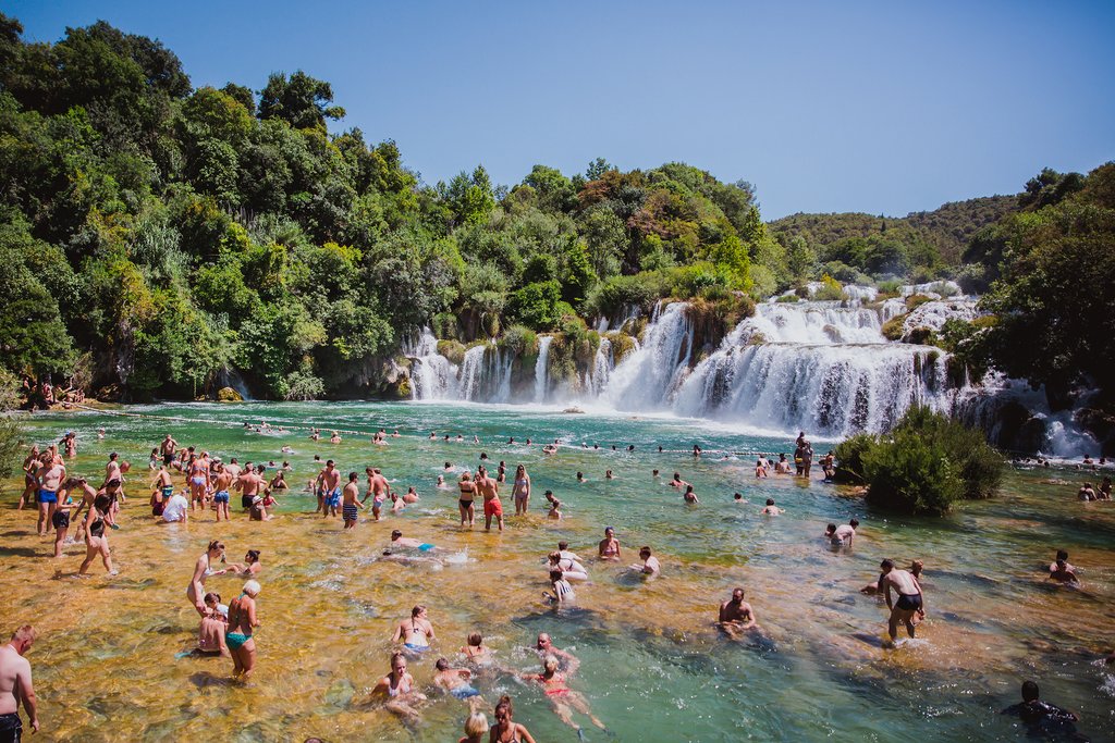 Swimming Lagoon in Krka National Park