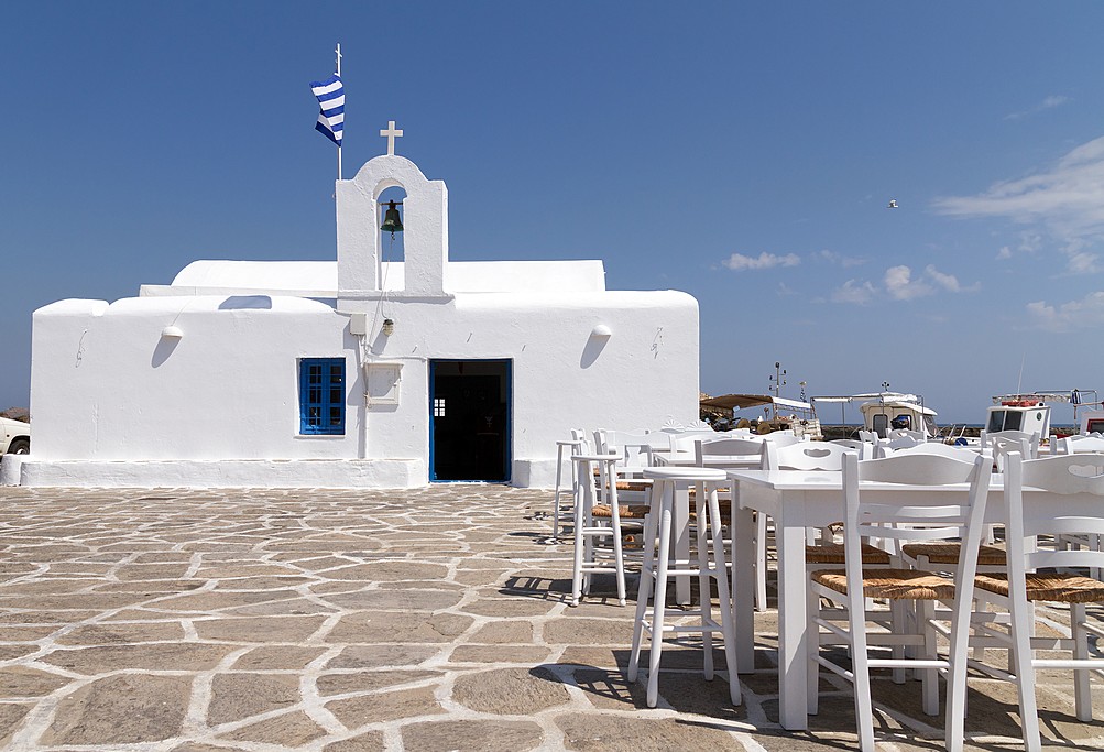 Fewer tourists in Folegandros