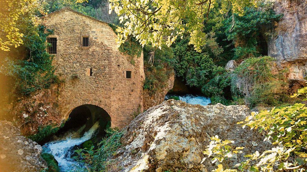 Watermill at Vis river in Circus of Navacelles