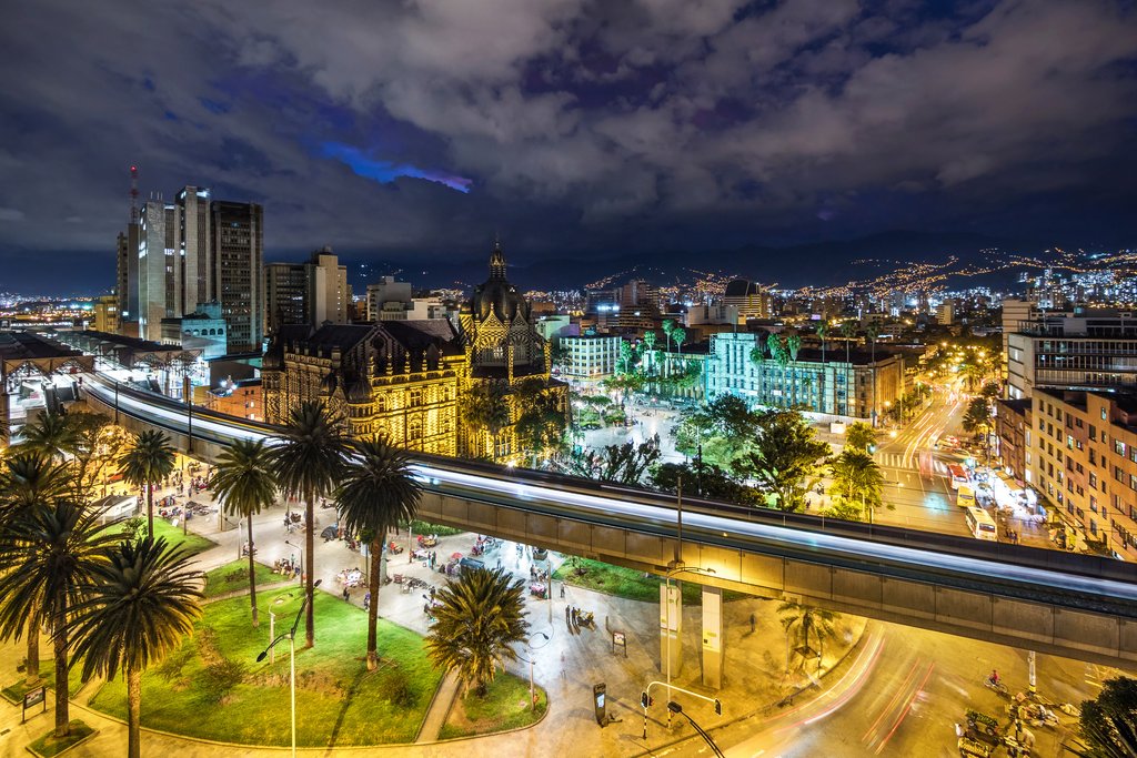 Medellin at Night