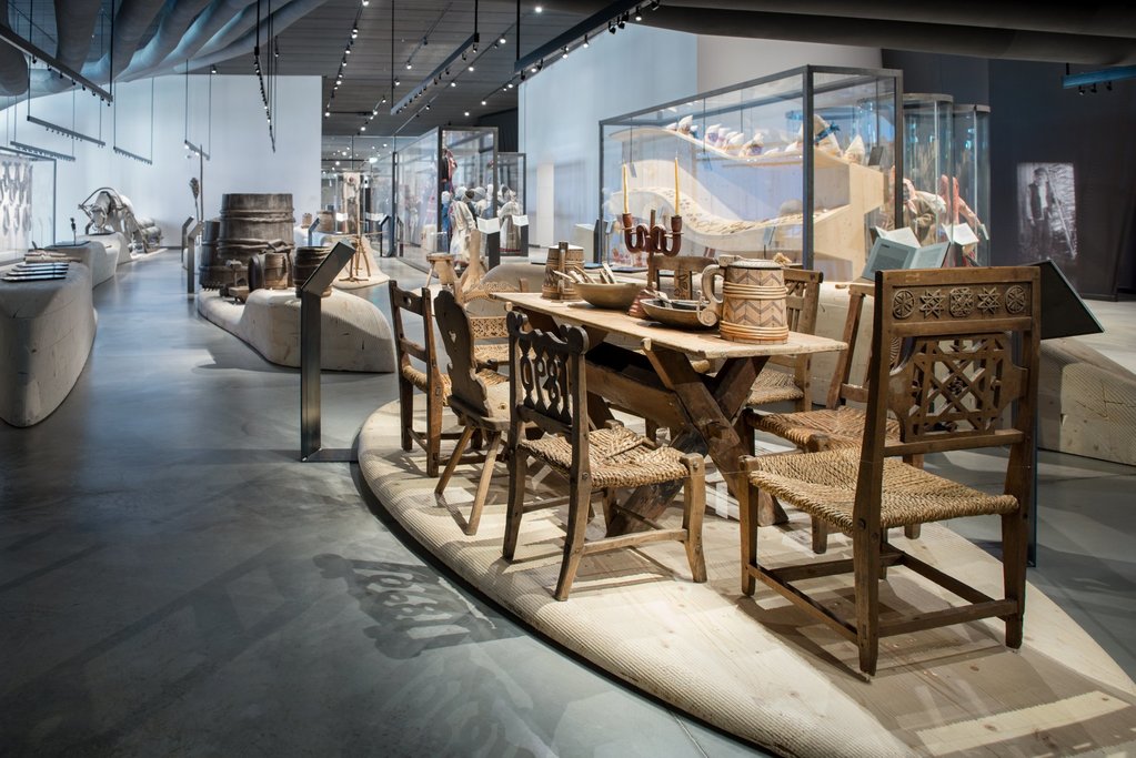 Exhibits in the Estonian National Museum