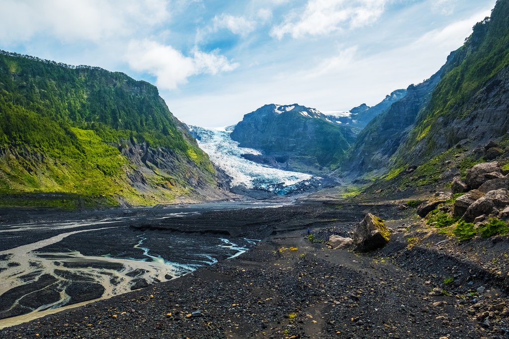 The glacial landscape of Chile