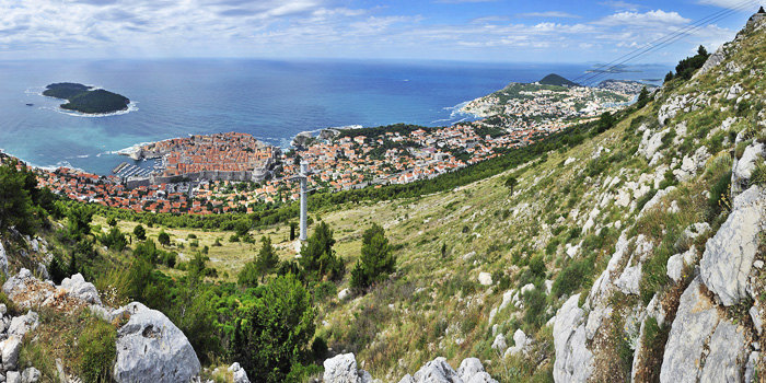 View from Srd Mountain