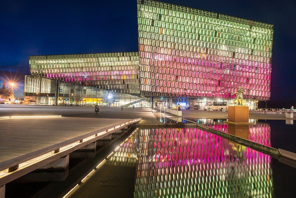 Harpa Concert Hall in Iceland's increasingly cosmopolitan capital
