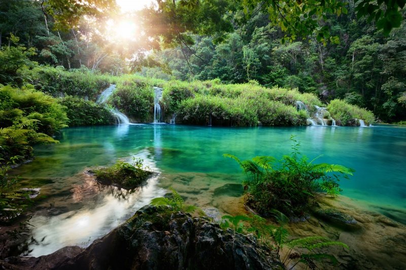 Semuc Champey's cascading clear pools