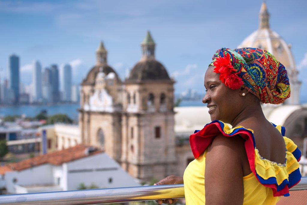 Palenquera in Cartagena