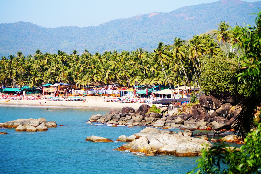 Palolem beach, South Goa, India. One of the best beaches in Goa