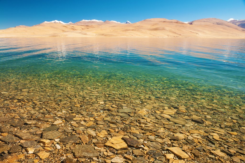 Himalayan lake Tso Moriri Tsomoriri