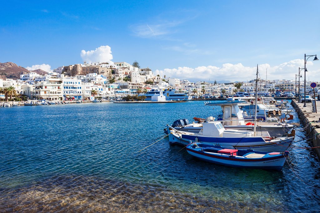 Port in Naxos