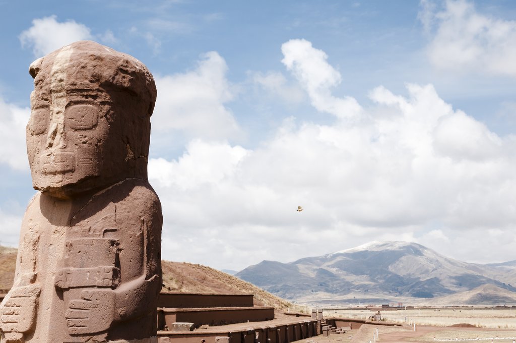 Sculpture at Tiwanaku