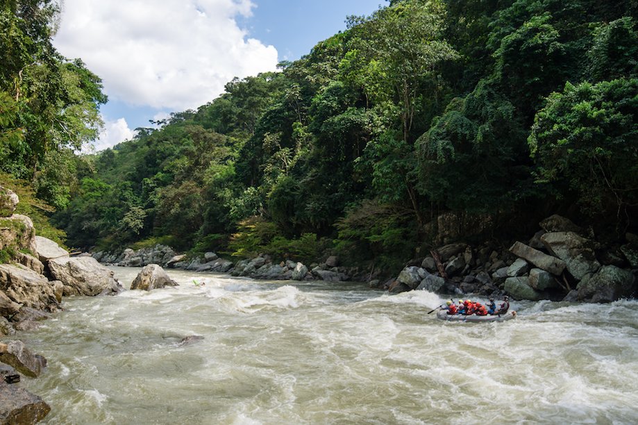 Whitewater rafting on the Río Verde