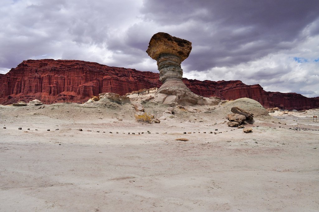 Rock formation in Ischigualasto National Park