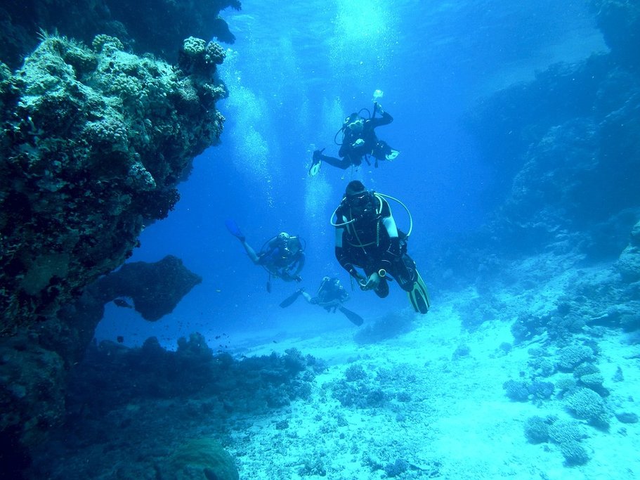Explore underwater