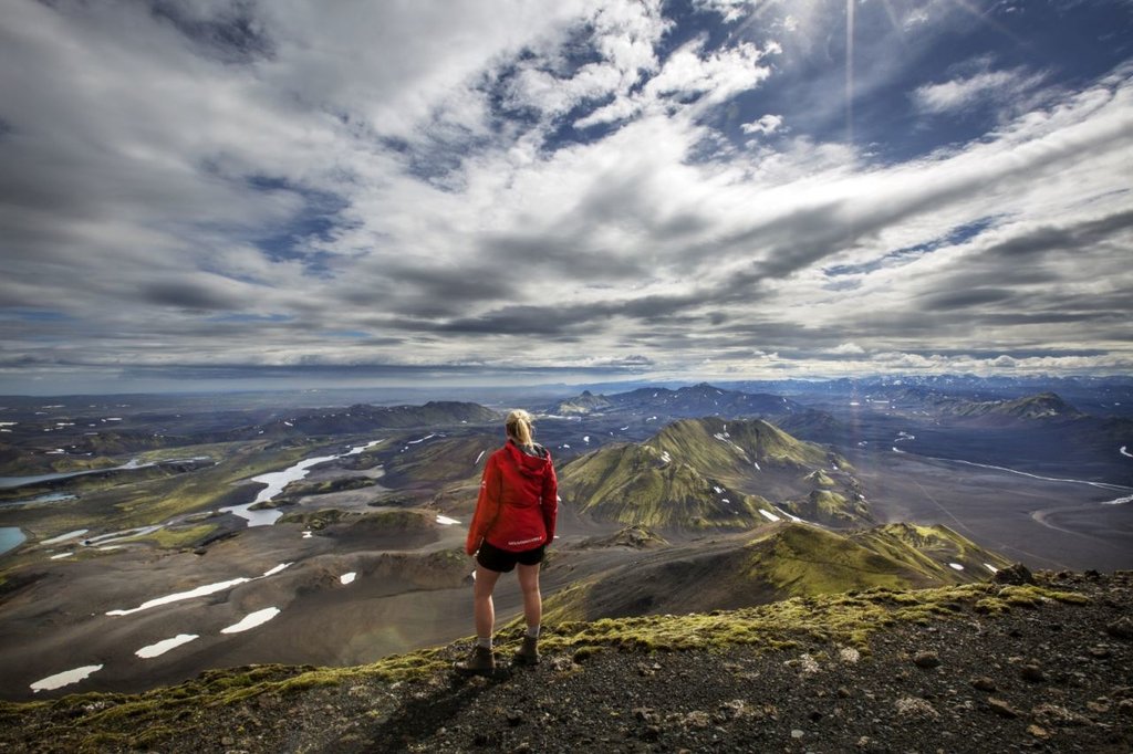 Take in views of unspoiled wilderness for miles around