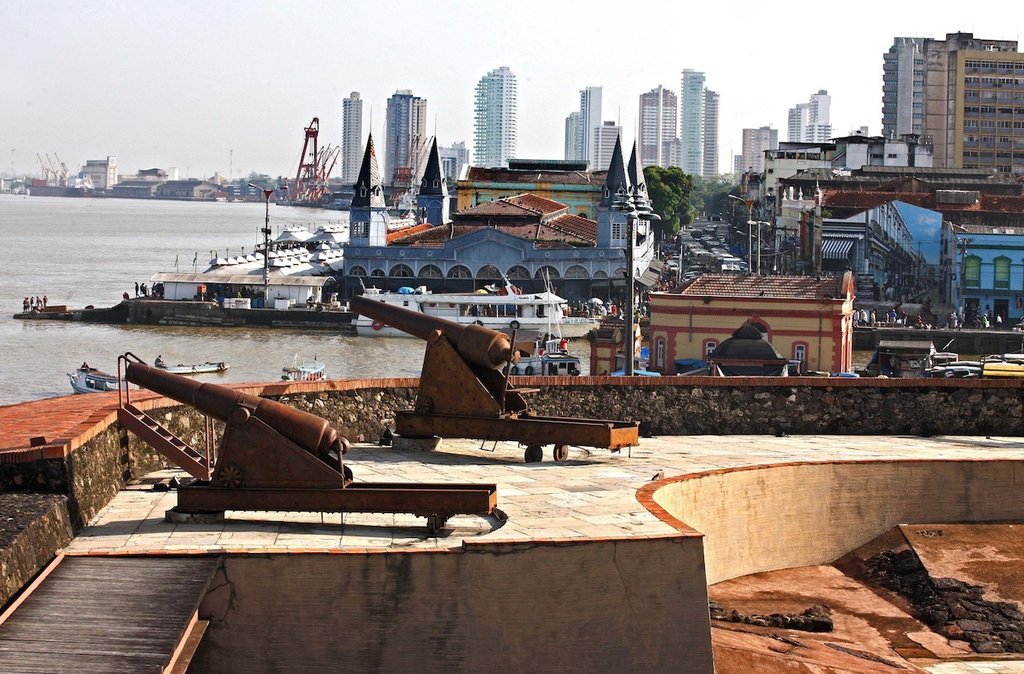 View of Belém and the Ver-o-Peso Market
