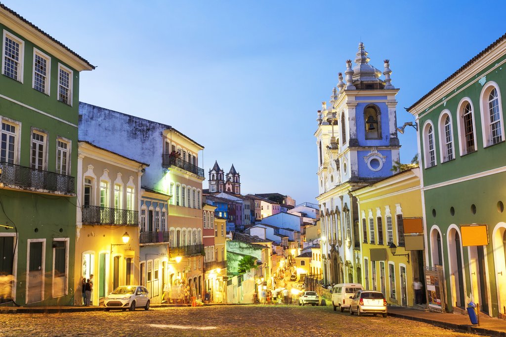 Historic district of Pelourinho in Salvador da Bahia