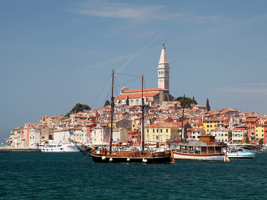 The picturesque seaside town of Rovinj