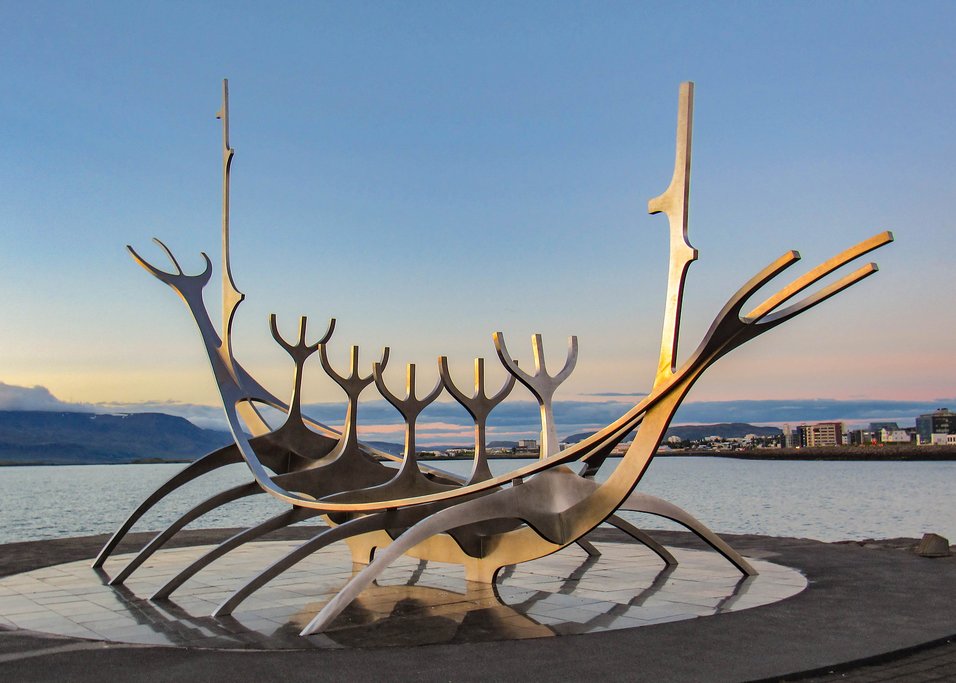 Sun Voyager Statue in Reykjavik