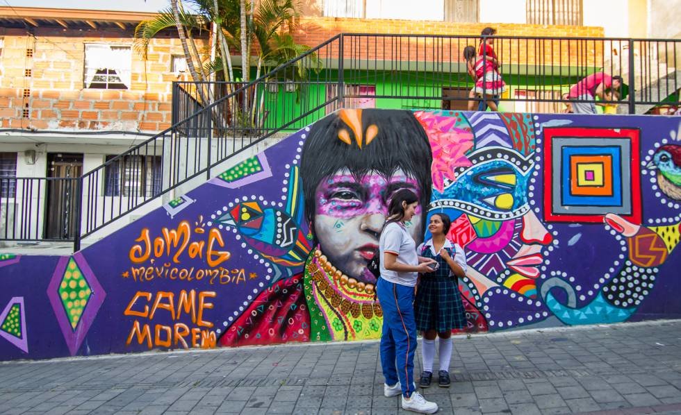 Graffiti art in Medellín's Comuna 13