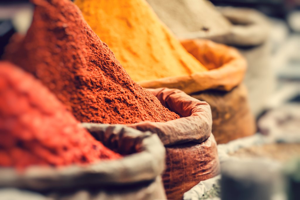 Indian spice market