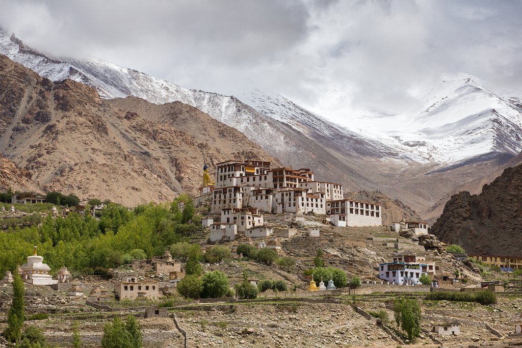 Begin today's trek from the ancient Likir Monastery