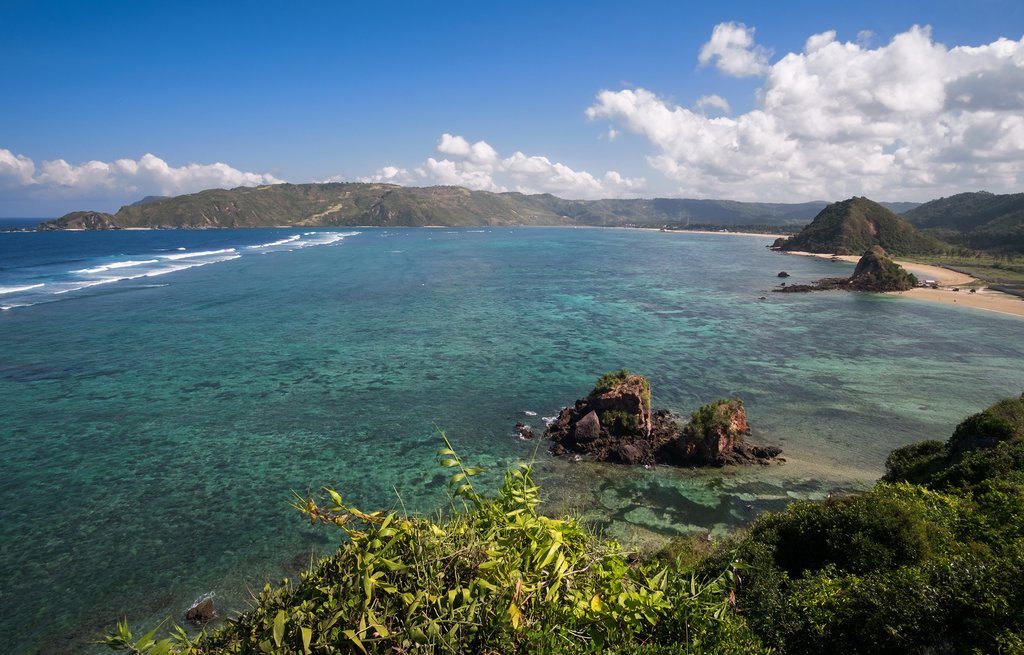 Spend your last day on Lombok exploring picturesque beaches