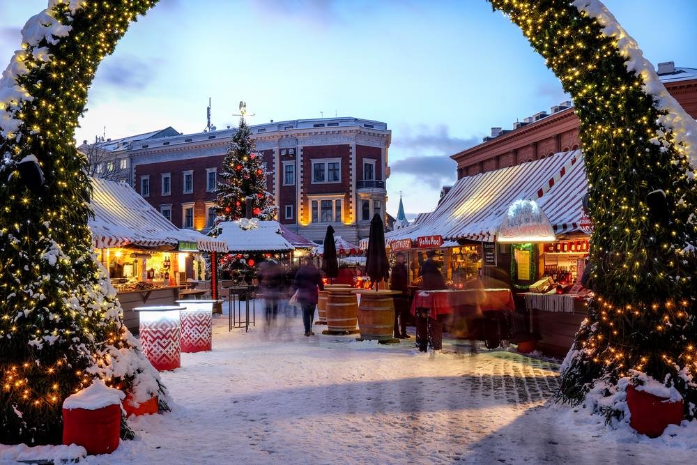 Christmas market in Tallinn