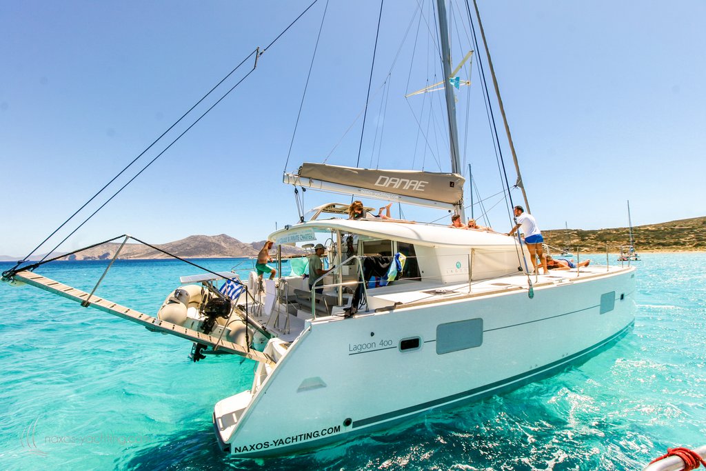 Sail on a Catamaran - Photo from Naxos Yachting