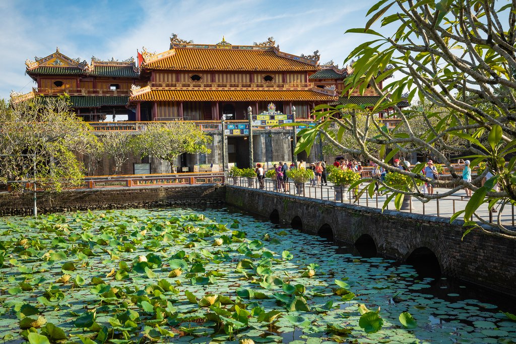 Imperial Royal Palace of Nguyen dynasty in Hue, Vietnam