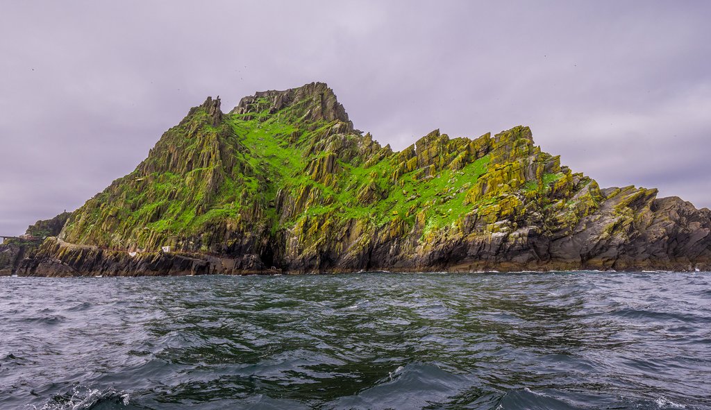 Dramatic landscape of Skellig Island