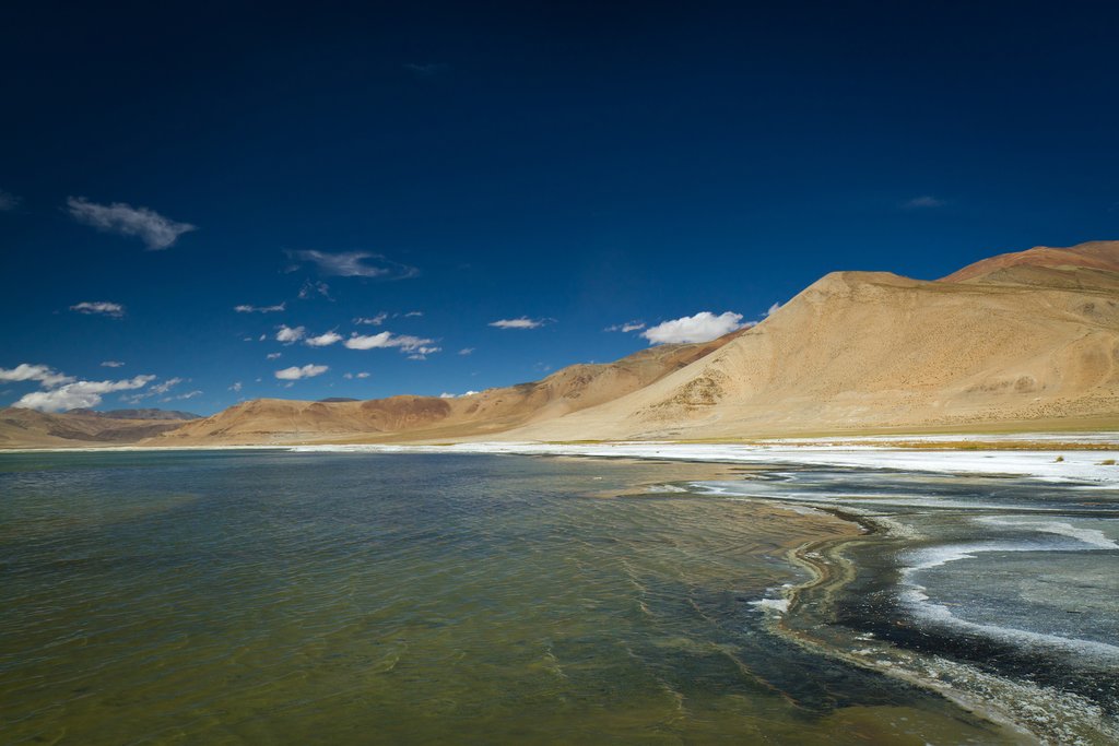 Tso Kar is a famous highland salt lake