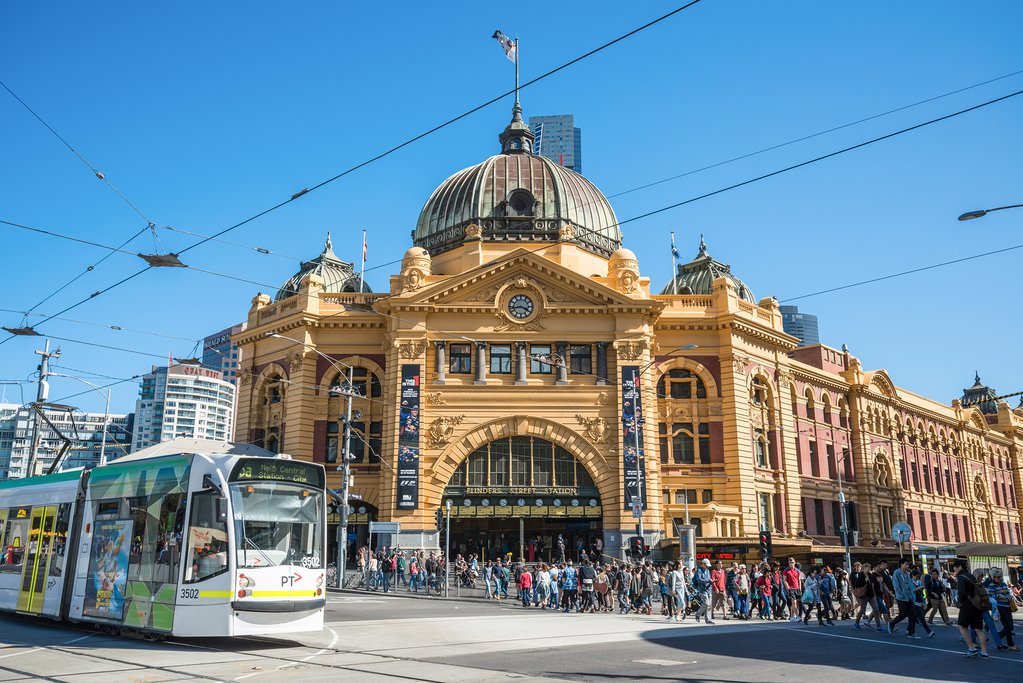 Australia - Melbourne - Flinders Railway Station