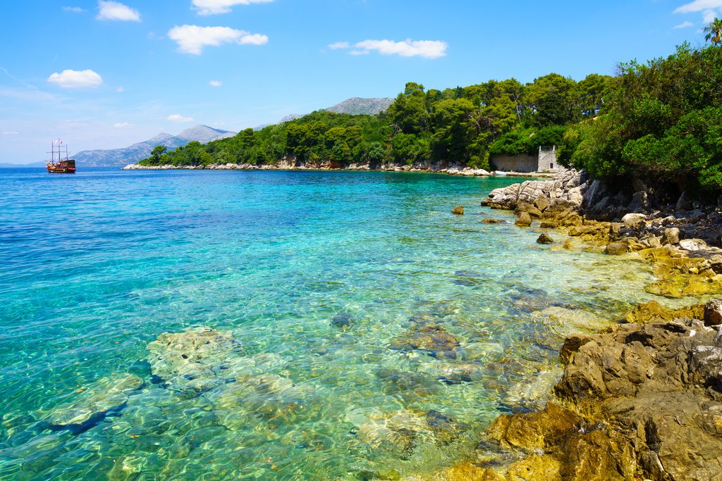 Croatia - Koločep shoreline