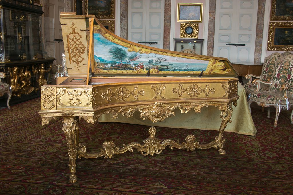 Harpsichord in the Borromean Palace