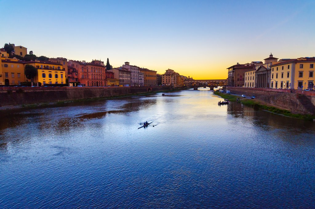 Ponte Vecchio at sunset