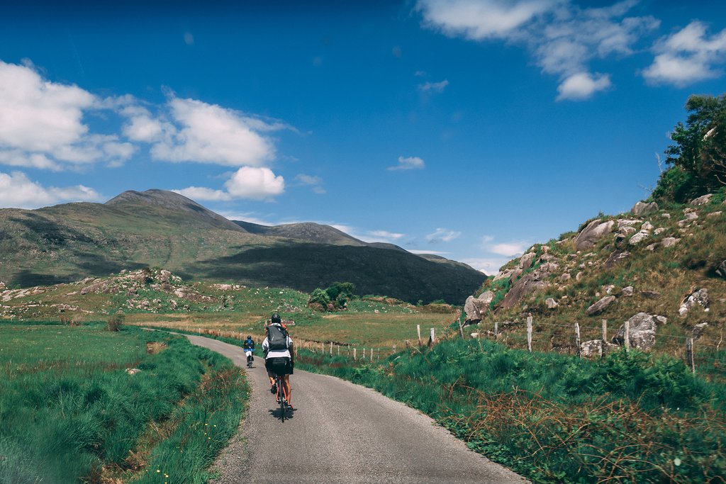 Cycling on country roads