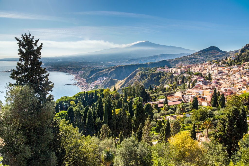 Etna Volcano from Taormina