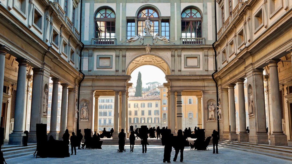 Florence's Piazzale degli Uffizi