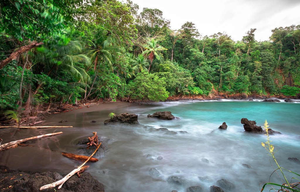 The unspoiled coast of the Osa Peninsula