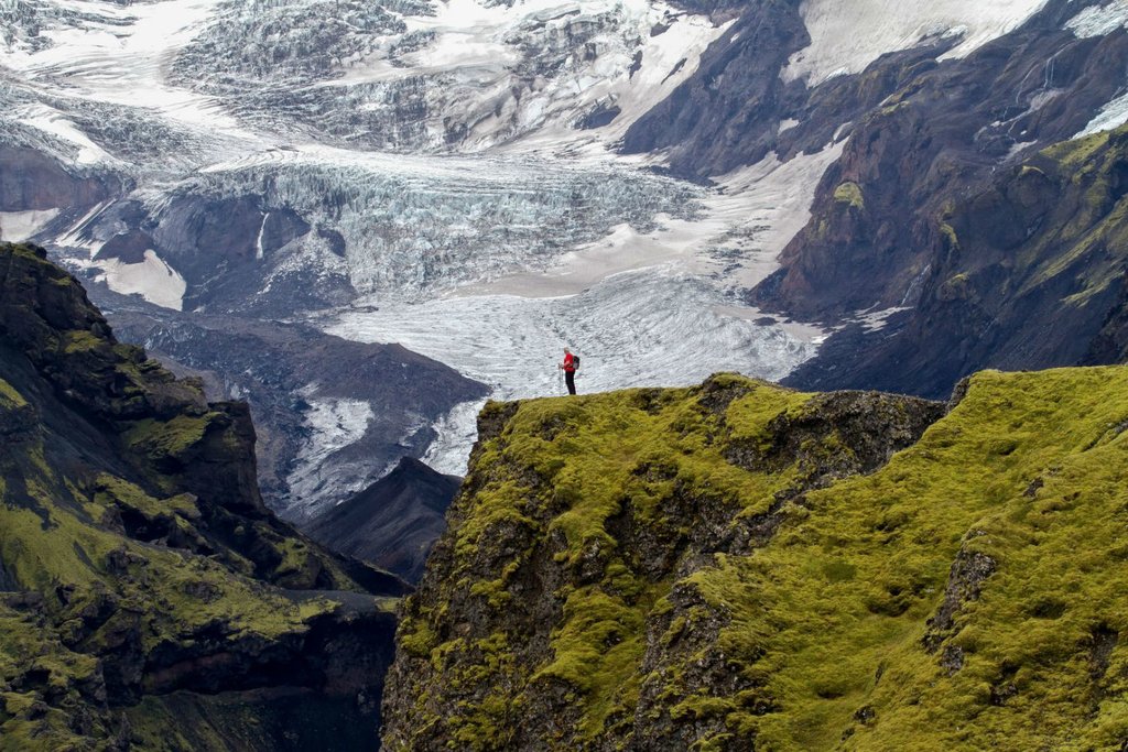 The vast Þórsmörk Valley, named after the god of thunder, Thor