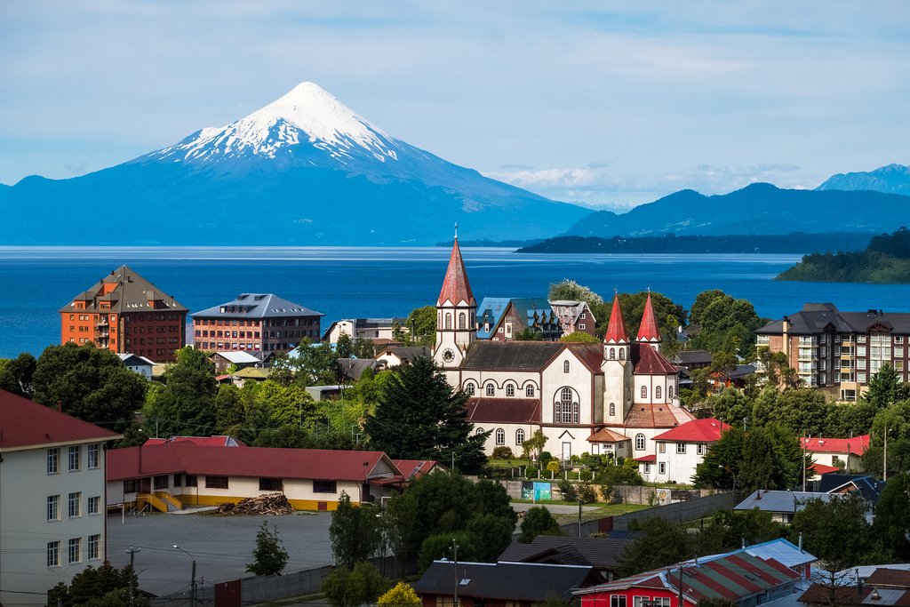 The lakeside town of Puerto Varas