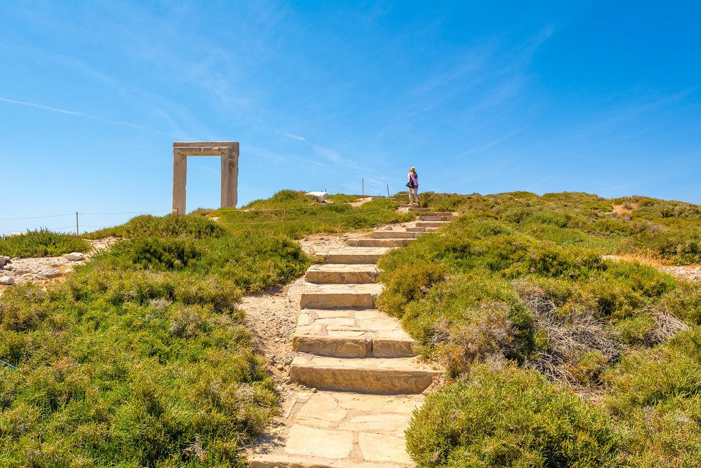 Hiking the Portara in Naxos