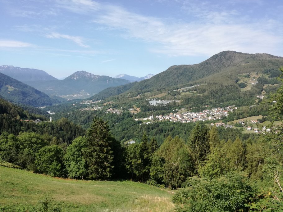 A view of the Valle dei Mocheni
