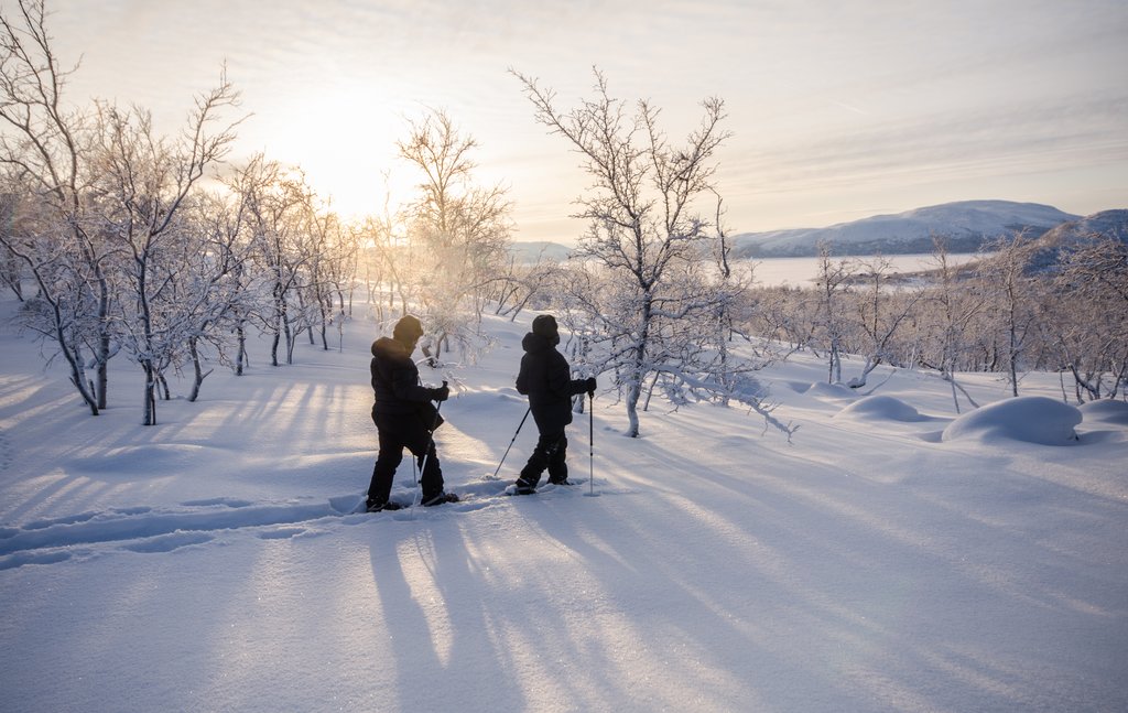 Snowshoeing in Kilpisjärvi