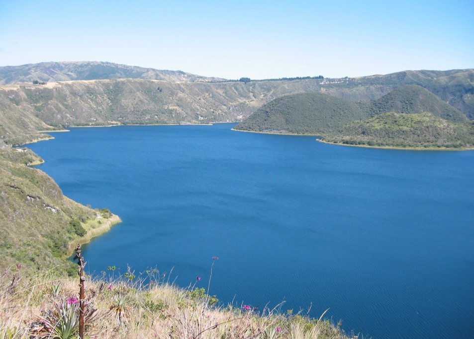 Hiking near the lagoon