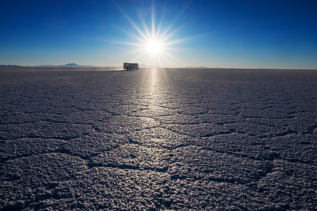 Sunrise on the Salar