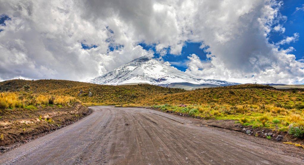 Cotopaxi Volcano in Cotopaxi National Park, Ecuador