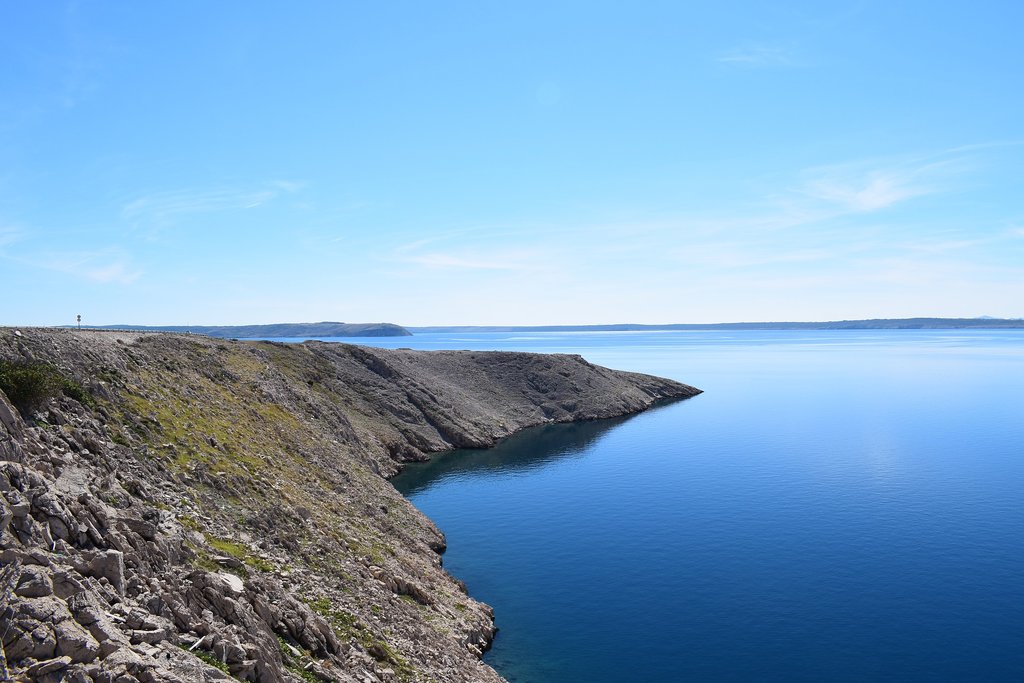 The moon-like surface of Pag Island